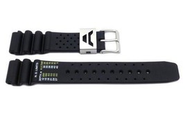 Genuine  Citizen Diver&#39;s 19mm Black Rubber Watch band Strap 59-L7331 - $49.95