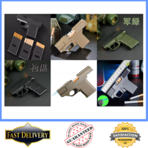 Gun Lighters - Windproof Butane Inflatable Jet Blue Flame Torch Cigarett... - $20.99+