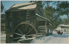 Postcard Wright Grist Mill Old Sturbridge Village Massachusetts A5 - £3.54 GBP