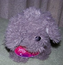 My Life As Plush Fluffy Gray Puppy 6.5"L NWT - $9.88