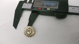 Chanel Button Rare Sun Burst 17 mm gold plated - £54.72 GBP