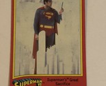 Superman II 2 Trading Card #40 Christopher Reeve - $1.97
