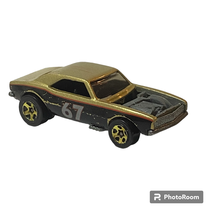 Hot Wheels 1967 Chevy Camaro Diecast Car 1982 Mattel Gold and Black - £7.74 GBP