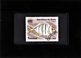 Tchotchke Stamp Art - Framed Collectible Postage Stamp - Carangidus sp. - $8.81