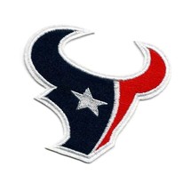 HOUSTON TEXANS IRON ON PATCH 3.25&quot; Texas Football Sports Embroidered App... - £3.94 GBP