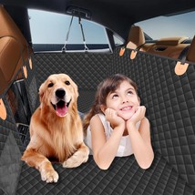 Hard Bottom Dog Car Seat Cover For Back Seat, Waterproof Dog Car Seat Cover With - $72.99