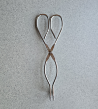 VTG Ekco USA 8&quot; Kitchen Straight Scissor Tongs Stainless Steel Grippers ... - $12.19