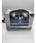 Glacier Bay Bath Faucet 102 856 Chrome White 2 Handle Model Bathroom Ser... - $39.60