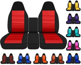 Fits Ford F250 truck 1992 to 1998 front set car seat covers 40-20-40 nice colors - $109.99