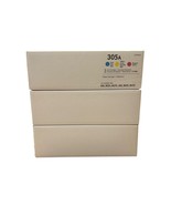 Genuine HP 305A Cyan Magenta Yellow Toner Print Cartridges Brand New Sealed - $3,708.02 MXN