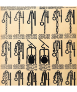 1969 Gents Gold Vest Chains 1901 Repro Advertisement Sears Jewelry DWU16K - $371.27 MXN