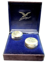 2 Fernet Branca 925-silver-coated Bottle Caps by Giacomo Vavassori in Gift Box - £227.33 GBP