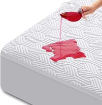 Hyleory California King Size Waterproof Mattress Protector Viscose Made ... - $41.98