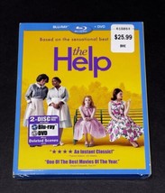 The Help (Blu-ray/DVD, 2011) with Slipcover Viola Davis Emma Stone SEALED! - £8.35 GBP