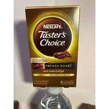 2 Boxes Nescafe Taster&#39;s Choice French Roast Instant Coffee, 10 Packets ... - $3.95
