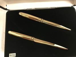 GOLD Pen and Letter Opener gift set Brass barrel $79 retail NIB - £19.73 GBP