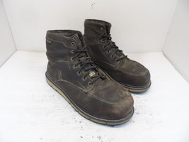 Keen Mens San Jose 6&quot; Wp Aluminum Toe Work Boots Cascade BROWN/BLACK Size 9.5D - £34.16 GBP
