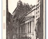 Stock Exchange Building New York City NY NYC WB Postcard M19 - £2.29 GBP