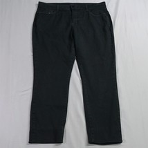 NYDJ 16 Lift Tuck Legging Dark Gray Stretch Denim Jeans - £10.14 GBP