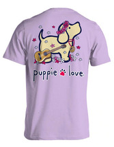 New Puppie Love Flower Guitar Pup T Shirt - £18.19 GBP+