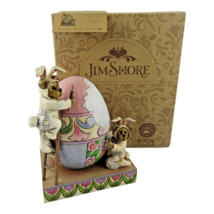 Jim Shore Boyd&#39;s Bears Bunny Bear Easter Egg Englebert &amp; Hopster Work of Art - £42.09 GBP