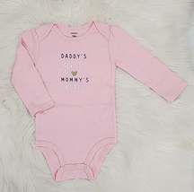 Carters Bodysuit-Baby Girls, Daddy’s Girl Size 18 Months, Pink - $13.20