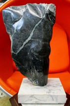 Large Abstract Picasso Style 19&quot; Tall Green Marble Torso Sculpture on Base - £897.00 GBP