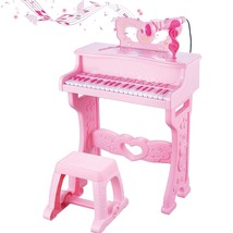 Piano Keyboard Toy For Kids 37 Keys Electronic Musical Instrument For Gi... - $80.74
