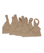Rhonda Shear 4‑Pack Original Wire-Free Nylon Ahh Bra S (Small/CH/P) Peti... - $41.83 CAD
