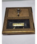 Vtg Post Office Door Mail Box Postal 60’s National Lock Co. #177 ~5 1\2&quot;... - £30.53 GBP