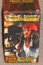 NECA Disney Pirates Of The Caribbean Jack Sparrow Resin Bust NIB Only 25... - £98.08 GBP
