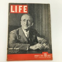 VTG Life Magazine January 4 1943 Assistant President Jimmy Byrnes, Newsstand - £14.95 GBP