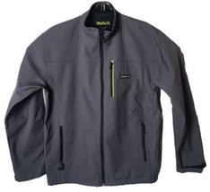 Walls Men M Enduro Zone Zipped Pockets Grey/Black Full Zip Outdoor Jacket Logo - £54.43 GBP