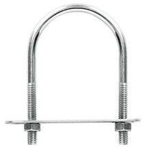 Hardware Essentials 320834 Steel Zinc Flagged U-Bolt 1/4&quot; X 2-3/4&quot; X 1-3/4&quot; - $13.61