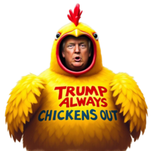 TACO Trump Always Chickens Out Vinyl Sticker Die Cut Decal Taco Chicken ... - €3,41 EUR+