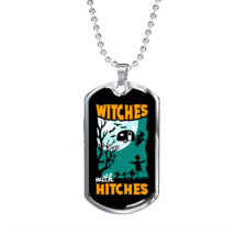 Camper Necklace Witches With Hitches Necklace Stainless Steel or 18k Gold Dog T - £37.92 GBP+