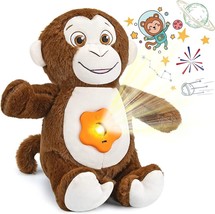 Rechargeable Monkey Stuffed Animals for Boys, Colorful Animal Patterns - £19.10 GBP