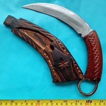 For Filipino knives collectors Ifugao tribal handmade  KARAMBIT Kali mar... - $66.62