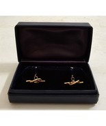 Saks 5th Ave Goldtone Sterling Silver Knot Cuff Links Cufflinks Mens Jew... - $902.09 MXN
