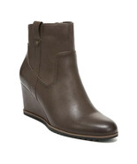 SOUL BY NATURALIZER Women&#39;s Brown Lightweight Haley Almond Toe Wedge Boo... - $44.73 CAD