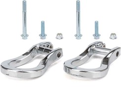 Tow Hooks Chrome Front GM PN 84195899 OEM 2020 Chevrolet Silverado 15009... - $94.08