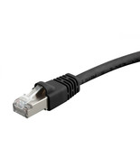 Monoprice 24416 MONOPRICE CAT6A 100FT BLACK PATCH CABLE_ DOUBLE SHIELDED... - $91.96