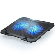 C302 Laptop Cooling Pad Ultra Slim Notebook Cooler, Laptop Fan Cooling Stand Wit - £27.09 GBP