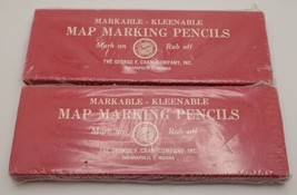 George F. Cram Co. Map Marking Pencils No. CPN Markable 12 Pencils NOS - £23.19 GBP