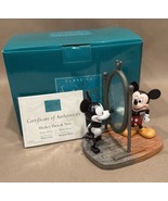 Disney Classic WDCC Mickey Then & Now Plane Crazy Runaway Brain 1226333 Statue - $269.99