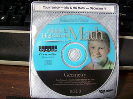 countertop middle high school math geometry cd-rom - £15.97 GBP