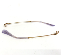 Miu Smu 03Q 1AB-3H0 Gold Purple Eyeglasses Sunglasses Arms Only For Parts - £44.35 GBP