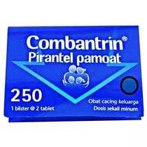 6 Tablets of Combantrin Pirantel Pamoat 250mg Treatment For Threadworm - $18.81