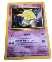 Drowzee Pokémon TCG 49/102 Base Set Unlimited Common Vintage LP - £1.29 GBP