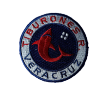 Tiburones Rojos de Veracruz Patch 4&quot;x4&quot; inches Liga MX Mexico Futbol Soccer - £6.86 GBP